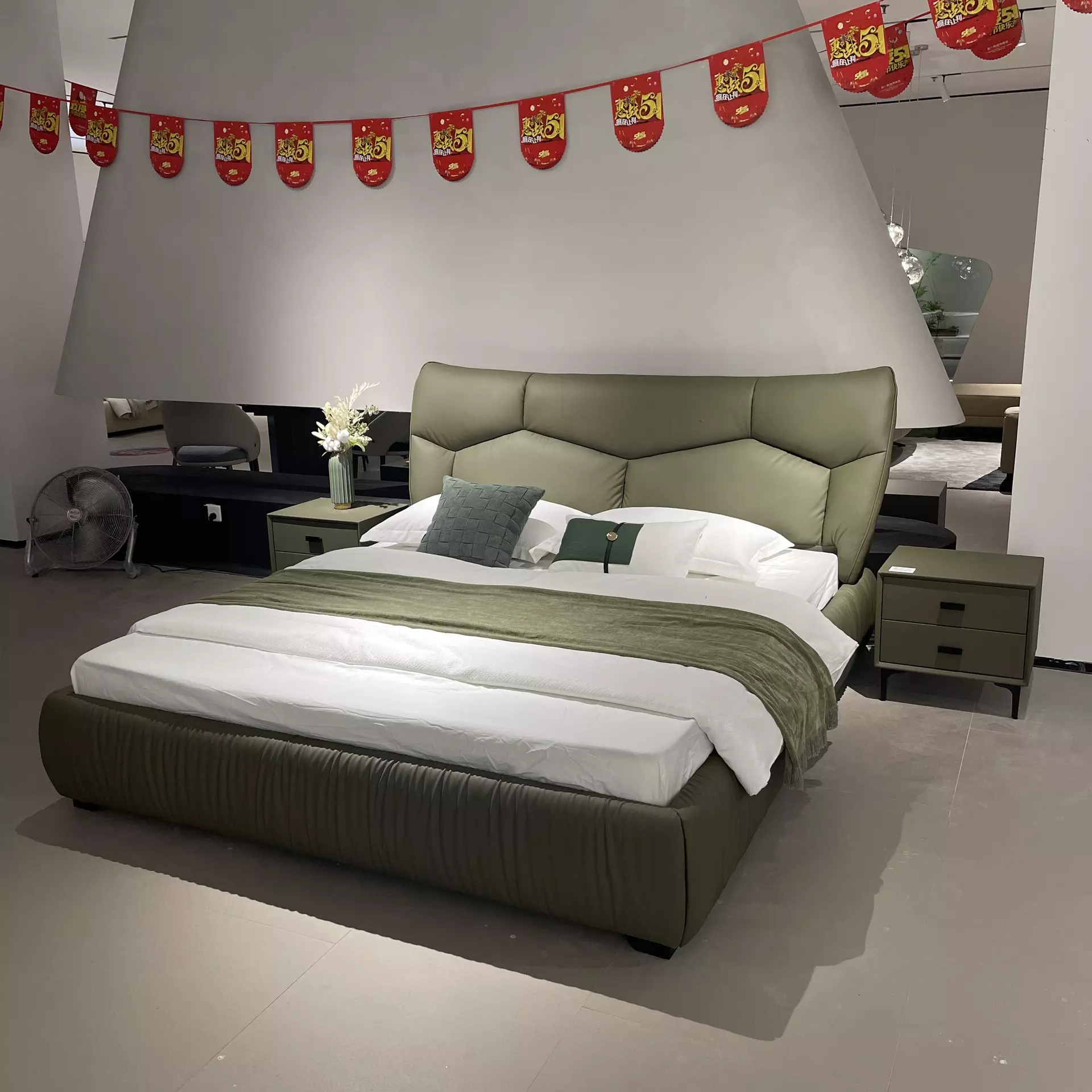 Genuine Leather Soft Beds